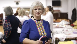 Osijek, 05. 12. 2025., K. P. Svačića 37, &Scaron;kokačka grana, manifestacija, &scaron;okački suveniri, izbor najboljeg suvenira - zlatovez, Ljubica PilipovićSNIMIO BRUNO JOBST