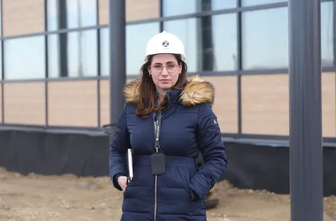 Klisa, 24. 02. 2026., Zračna luka Osijek, ZLO, obilazak, radovi, terminal, unutranji, vanjski, građevinski radovi, Brigita ĆutiSNIMIO BRUNO JOBST