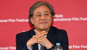 (FILES) South Korean director Park Chan-wook attends a press conference for the opening film 'No Other Choice' of the 30th Busan International Film Festival (BIFF) at the Busan Cinema Center in Busan on September 17, 2025. South Korean director Park Chan-wook will preside over the 79th Cannes film festival jury in May, organisers announced on February 26, 2026. (Photo by Jung Yeon-je/AFP)