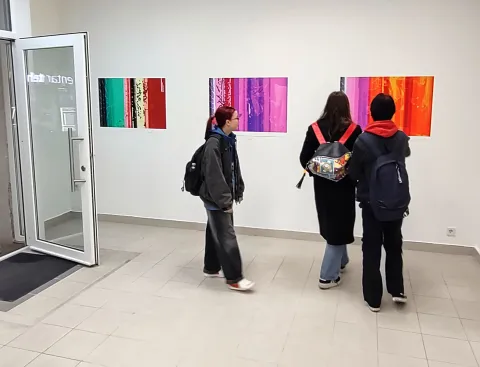 U Galeriji Knifer u Osijeku u četvrtak je otvorena izložba vizualnog osječkog umjetnika Marka Pa&scaron;alića pod nazivom "unutarnje ti&scaron;ine" 