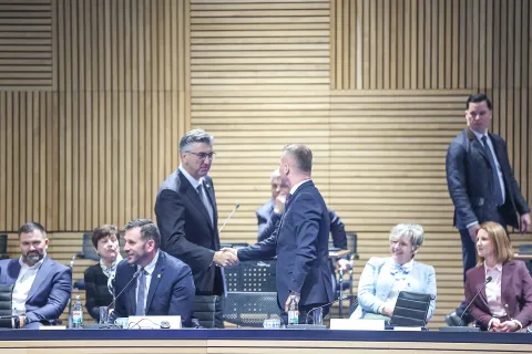 Andrej Plenković i Igor Andrović