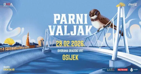 Koncert Parnog Valjka u Osijeku popratio je i kreacija originalnog pratećeg koncertnog vizuala inspiriranog prepoznatljivim simbolima Osijeka 