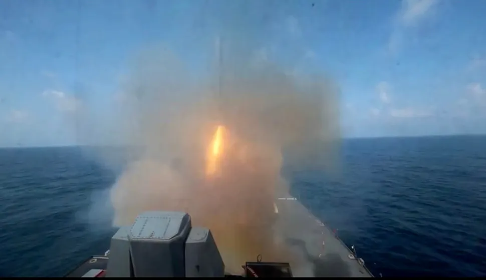 In this screen grab obtained on February 28, 2026 from video released by the US Central Command on their X account @CENTCOM shows the Arleigh Burke class guided-missile-destroyer, USS Spruance (DDG 111), firing Tomahawk Land Attack Missiles in support of Operation Epic Fury, from an undisclosed location on February 28, 2026. The United States and Israel launched a wave of strikes against targets in Iran on February 28, sparking swift retaliation by the Islamic republic which responded with missile attacks across the region. (Photo by US Central Command (CENTCOM)/AFP)/RESTRICTED TO EDITORIAL USE - MANDATORY CREDIT "U.S. CENTCOM - Hand-Out" - NO MARKETING NO ADVERTISING CAMPAIGNS - DISTRIBUTED AS A SERVICE TO CLIENTS