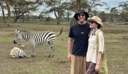 Lovro Žada i Karla Blažević u Keniji