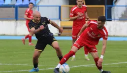 Osijek, 25. 04. 2025, Stadion Gradski vrt, nogomet, Zrinski Osječko 1664 - Vukovar 1991, SuperSport Prva liga. snimio GOJKO MITIĆ