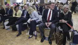 Zagreb, 02.03.2026 - Obilježavanje Nacionalnog dana edukacijskih rehabilitatora i 15. obljetnica djelovanja Hrvatske komore edukacijskih rehabilitatora.&nbsp;Na fotografiji Tomislav Pa&scaron;kvalin, Katarina Milković.&nbsp;foto HINA/ Admir BULJUBA&Scaron;IĆ/ abu