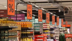 Osijek, 14. 10. 2025, Kaufland Retfala, obilazak Kauflanda pred sutra&scaron;nje otvorenje. Trgovina, proizvodi, police, ilustracijasnimio GOJKO MITIĆ