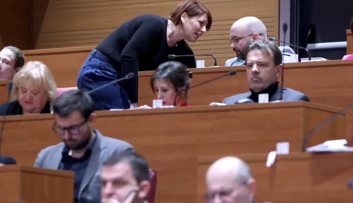 20.02.2026., Zagreb - Sabor je burni politicki tjedan zavrsio glasovanje, na kojem je potvrdjen novi ministar Alen Ruzic i time potvrdjena vladajuca vecina. Photo: Patrik Macek/PIXSELL