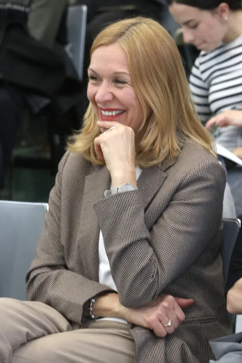 Osijek, 04. 03. 2026, Ekonomski fakultet Osijek, Panel: &Scaron;to nakon EFOS-a, predstavljanje studentskih udruga. Dekanica Prof. dr. sc. Sunčica Oberman Peterka.snimio GOJKO MITIĆ