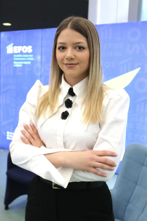 Osijek, 04. 03. 2026, Ekonomski fakultet Osijek, Panel: &Scaron;to nakon EFOS-a, predstavljanje studentskih udruga. Dora Pak&scaron;ecsnimio GOJKO MITIĆ