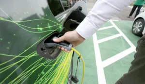 snimio Davor KIBEL,Osijek, 26.08.2015. etalite K. epera 1, upravna zgrada Elektroslavonije, Putanje u rad ELEN punionica za električna vozila 