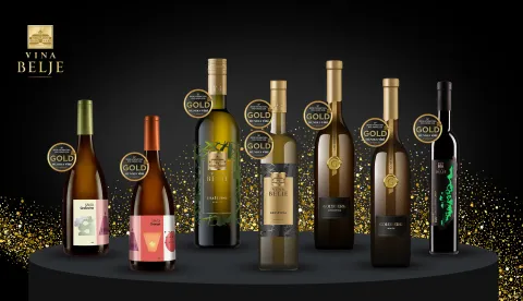 Mundus Vini: Vinima Belje 8 zlatnih medalja i dvije titule - za najboljeg proizvođača i najbolje bijelo vino iz RH