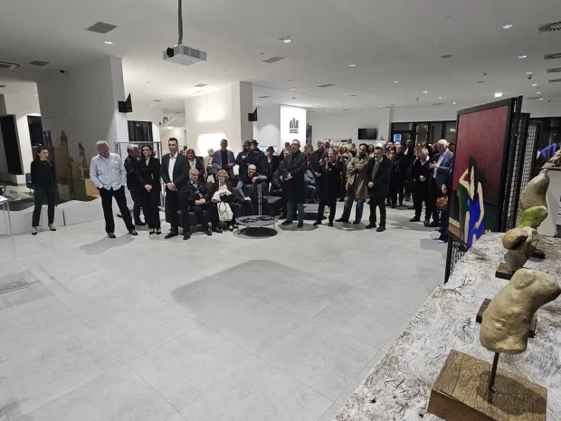 Otvorenje izložbe Dubravka Duića Dunje u Vinkovcima