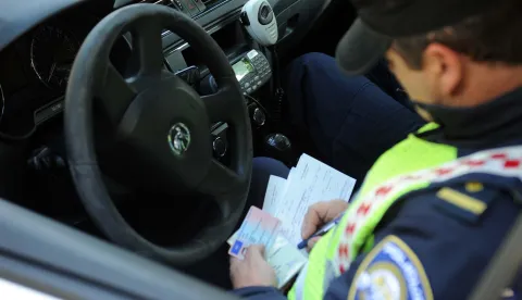 RIJEKA, 21. 09. 2017. - POLICIJA, EUROPSKI DAN BEZ POGINULIH U PROMETU, BIVIO, BRZINA, KAMERA, SNIMANJE BRZINE, PROMET, PREKR?AJ, KAZNA  SNIMIO: VEDRAN KARUZA