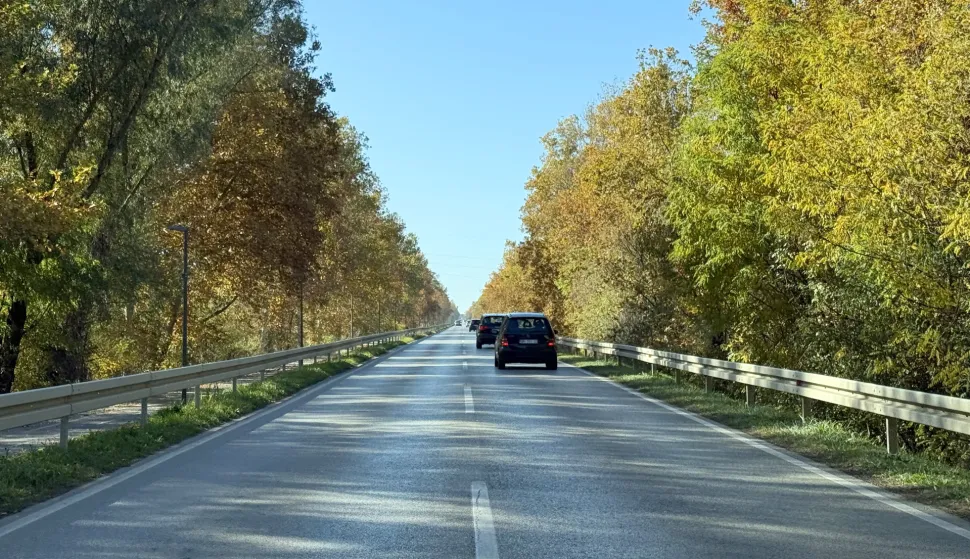 Osijek, 29. 10. 2025., Biljska cesta, promet, jesen, cesta, ilustracija, slobodnjak, slobodnjaci SNIMIO BRUNO JOBST