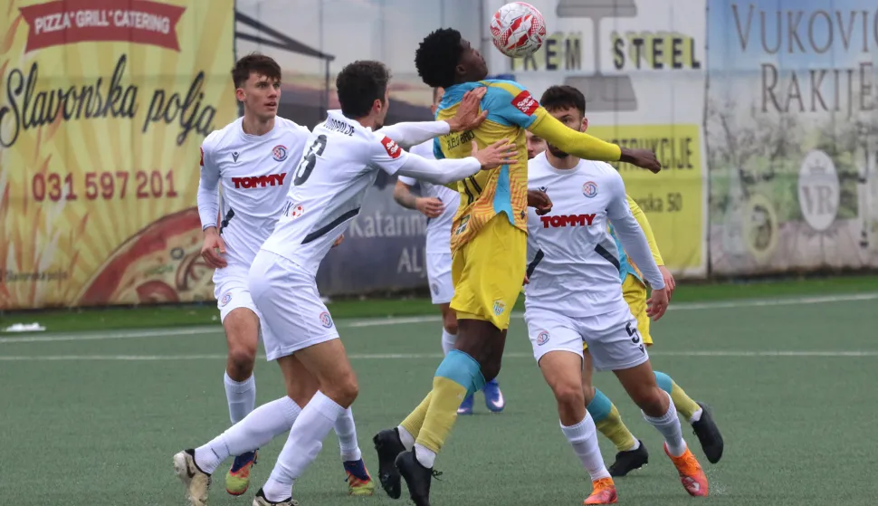 Bijelo Brdo, 21. 02. 2026, Stadion u Bijelom Brdu, nogomet, BSK - Dugopolje, SuperSport Prva NL 25/26. snimio GOJKO MITIĆ