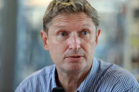 15.09.2021., Sibenik - U gradskoj knjiznici predstavljena je knjiga Marine Jurkovic Na braniku sjecanja. Knjiga je izasla u povodu 30. obljetnice rujanskog rata u Sibeniku 1991. Knjigu je predstavio Ante Nazor, ravnatelj Hrvatskoga memorijalno-dokumentacijskoga centra Domovinskog rata, i autorica.Uvod je dao Vilijam Lakic,ravnatelj knjiznice koja je nakladnik knjige. rPhoto: Dusko Jaramaz/PIXSELL