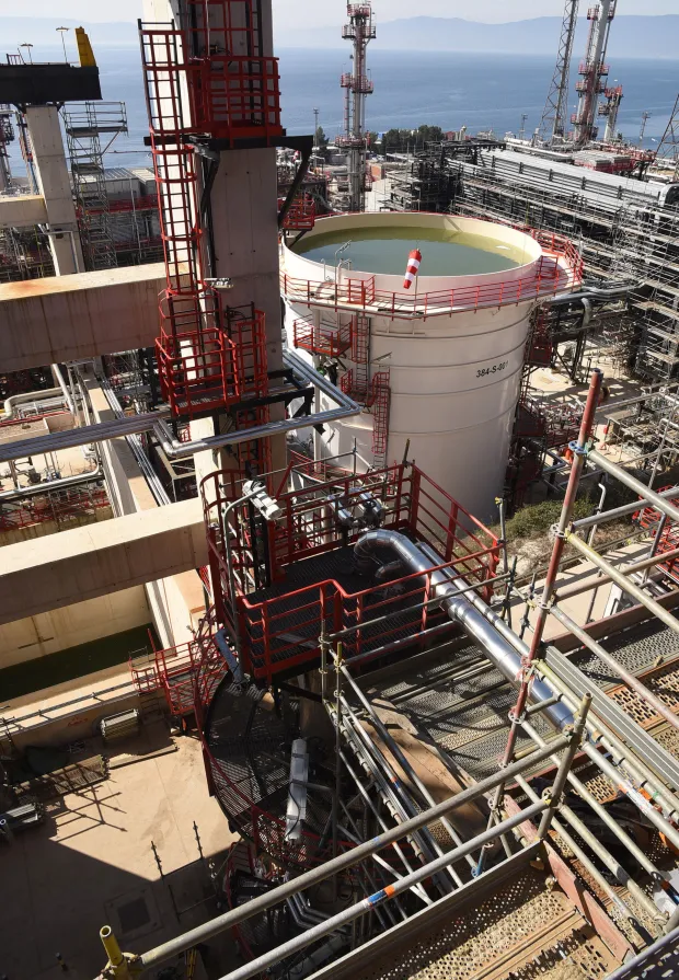 Reportaža, Rafinerija nafte Rijeka, Urinj05.03.26.Foto:Dean Miculinić