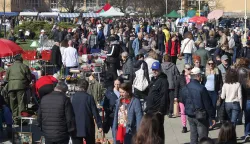 Osijek, 07. 03. 2026., Sajam antikviteta, ožujak 2026, lijepo vrijeme; gužvaSNIMIO BRUNO JOBST