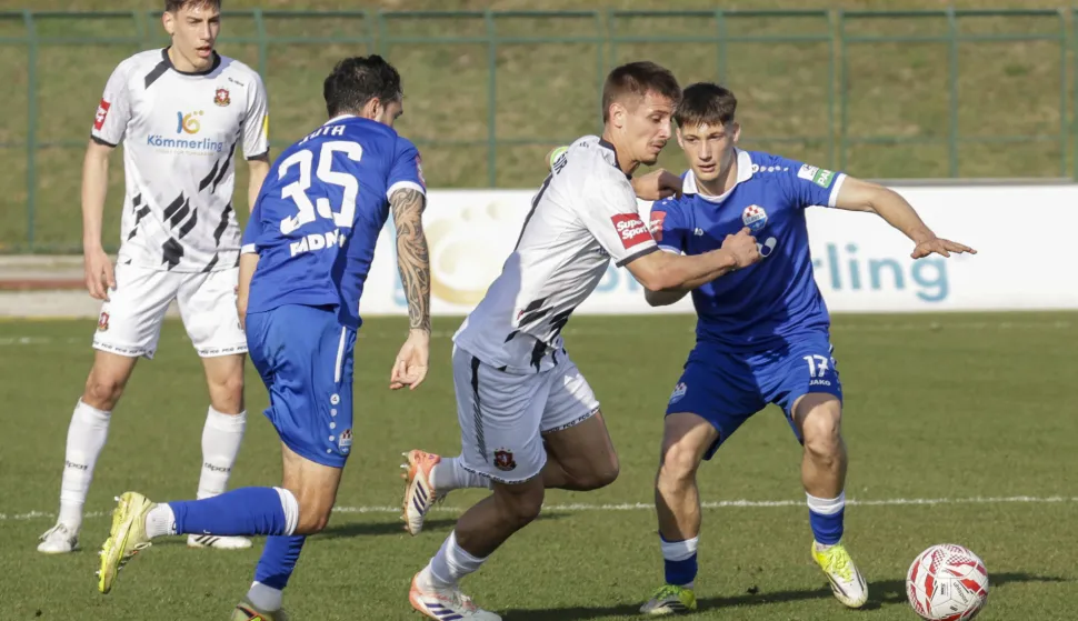 Velika Gorica, 07.03.2026 - Susret 25. kola HNL-a HNK Gorica - NK Slaven Belupo.foto HINA/ Admir BULJUBA&Scaron;IĆ/ abu