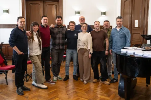 Osijek, 4. 3. 2026., Intervju i proba povodom koncerta Pop rock rapsodijaKoncert; pop rock rapsodija; HNK; glazbenici; pjevači; rock; pop; glazba; kultura; intervju 