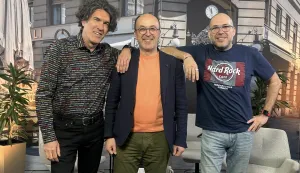 MAGAZINCredit: MANJURACaption:Bojan Mu&scaron;ćet, Kre&scaron;imir Macan i Dragan Petric