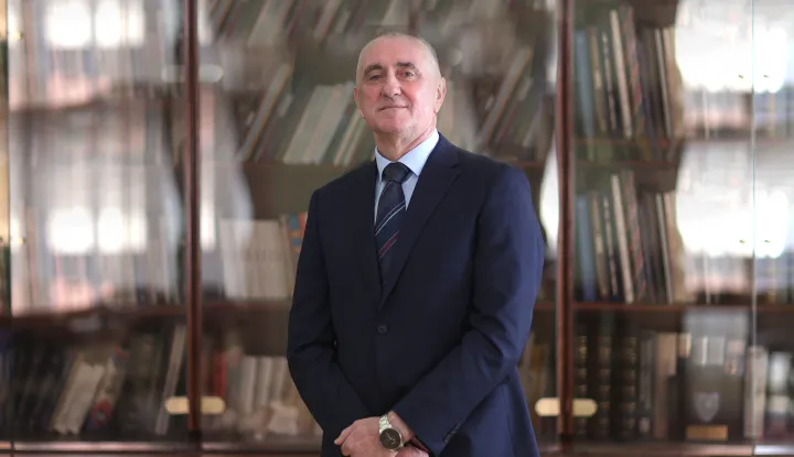 Osijek, 02. 03. 2026., Trg sv. Trojstva, Rektorat, prof. dr. sc. Drago &Scaron;ubarić, Drago &Scaron;ubarić - rektor Sveučili&scaron;ta J. J. Strossmayera u Osijeku, rektorSNIMIO BRUNO JOBST