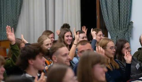 Osijek, 01. 10. 2025., Prijam s predstavnicima počasnog konzularnog predstavni&scaron;tva, Aula Rektoratastudenti; erasmus; počasno konzularno predstavni&scaron;tvo 