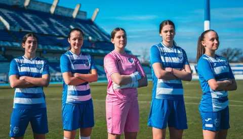 ŽNK OSIJEKLea Alajbegović, Elena Nik&scaron;ić, Sara Rabar, Lana Popić i Lena Ivkovićfoto: ŽNK OSIJEK
