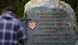 13.05.2017., Bleiburg, Austrija - Sredisnja komemoracija zrtvama bleiburske tragedije i zrtvama hrvatskog kriznog puta povodom 72. obljetnice bleiburske tragedije na Bleiburskom polju. Organizator Komemoracije pod pokroviteljstvom Hrvatskog sabora je Pocasni bleiburski vod, a liturgije, u ime HBK-a i BK-a BiH, Ravnateljstvo dusobriznistva za Hrvate u inozemstvu na celu s dr. Tomislavom Markicem. Nakon spomen-mise koju predvodi mons. dr. Djuro Hranic, djakovacko-osjecki nadbiskup, predvidjena je molitva za zrtve islamske vjere, zatim prigodni govori te polaganje vijenaca. Photo: Jurica Galoic/PIXSELL