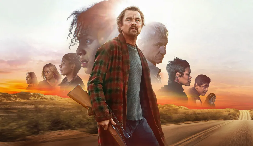 USA. Chase Infiniti and Leonardo DiCaprio in a scene from (C)Warner Bros. new movie: One Battle After Another (2025). Plot: When their evil enemy resurfaces after 16 years, a group of ex-revolutionaries reunites to rescue one of their own's daughter. Ref: LMK106-J11525-130126 Supplied by LMKMEDIA. Editorial Only. Landmark Media is not the copyright owner of these Film or TV stills but provides a service only for recognised Media outlets. pictures@lmkmedia.com Photo: Supplied by LMK/ipa-agency.net/IPA