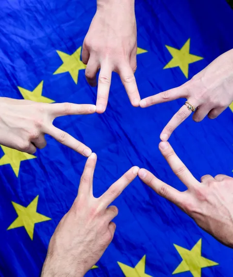 MAGAZIN EU IZBORIEuropean Commission - You have seen it everywhere, but do you know what the 12 gold stars in the 🇪🇺 EU flag stand for? ⭐ The history of the flag goes backCreator: Jennifer Jacquemart | Credit: EU/ Jennifer Jacquemart