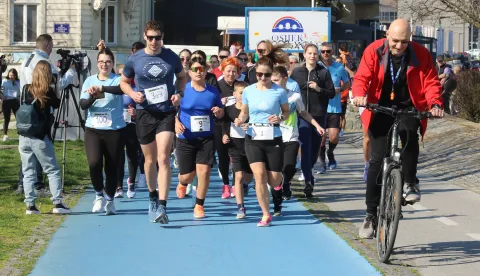 Osijek, 14. 03. 2026, Promenada kod Picassa. Mali trk - humanitarna utrka u okviru Dana psihologije. snmio GOJKO MITIĆ