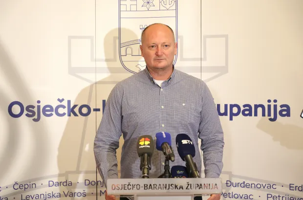 Osijek, 06. 11. 2025., Županijska 4, koordinacija, gradonačelnici, načelnici, OBŽ, Davor Tubanjski - Antunovac SNIMIO BRUNO JOBST