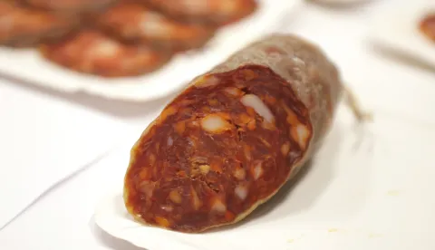 Osijek, 14. 02. 2026., Zeleno polje 5, Donjogradska kobasijada, kobasijada, ocjenjivanje kobasica, kobasica, kulenova seka, SNIMIO BRUNO JOBST