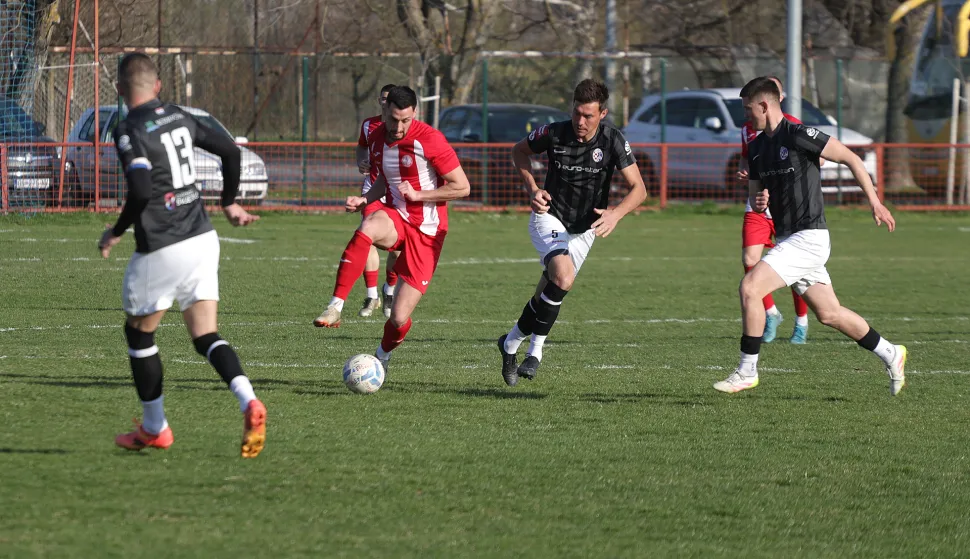 Dalj, 15. 03. 2026., Igrali&scaron;te u Dalju, Radnički (Dalj) - Marsonia (Slavonski Brod), Treća NL Istok  SNIMIO BRUNO JOBST