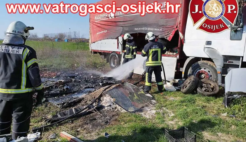 Požar guma i cerade u Vi&scaron;njevcu