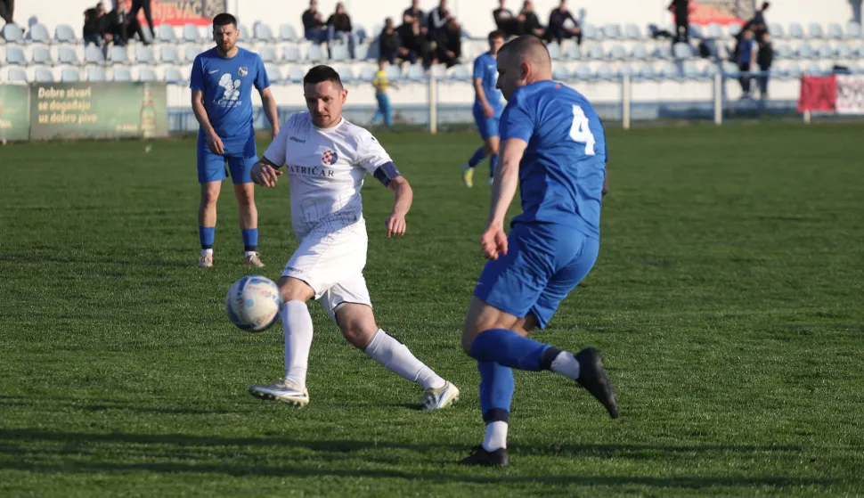 Vi&scaron;njevac, 15. 03. 2026., Igrali&scaron;te u Vi&scaron;njevcu, Vi&scaron;njevac - Sloga (&Scaron;titar), MŽNL Osijek - Vinkovci SNIMIO BRUNO JOBST