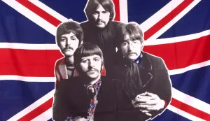 UNITED KINGDOM. ENGLAND. LONDON. THE BEATLES WAS CREATD IN LIVERPOOL IN 1960 WITH JOHN LENNON (RIGHT), PAUL MCCARTNEY (LEFT), GEORGE HARRISON (UP) AND RINGO STARR (DOWN). THEY SPLITTED IN 1970 AND SOLD MORE THAN ONE BILLION RECORDS. Photo by Antoine Lorgnier/Only World/ABACAPRESS.COM Photo: Lorgnier Antoine/Only World/ABACA/ABACA