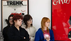 Osijek, 17. 3. 2026., Izložba plakata HNK, &Scaron;PUDizložba; &Scaron;PUD; HNK; predstave; plakati