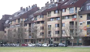 Osijek, 03. 02. 2025., nekretnine, nekretnina, stambena zgrada, stambene zgrade, zgrada, ilustracijaSNIMIO BRUNO JOBST