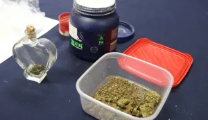 Osijek, 13.02.2020., Policijska uprava osječko-baranjska - izvaredna konferencija za medije - Zapljena veće količine droge na području Osijeka i Đakova.Foto: Željko &Scaron;epić