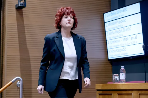 18.03.2026., Zagreb - Sabor je 9. sjednicu nastavio raspravom o izvjescima predsjednika Vrhovnog suda Republike Hrvatske o stanju sudbene vlasti za 2022., 2023. i 2024. godinu. Photo: Patrik Macek/PIXSELL