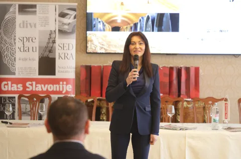 Osijek, 19. 03. 2026., Hotel Waldinger, konferencija, okrugli stol, Zlatna Slavonija, Nata&scaron;a Trami&scaron;ak SNIMIO BRUNO JOBST