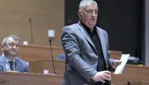 Zagreb.19.3.2026.- Nastavak zasjedanja 9.sjednice Hrvatskog sabora.Na slici Miro Bulj.Foto HINA/Tomislav Pavlek/ tp