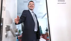 02.12.2024., Zagreb - U Saboru su nastavljeni pregovori HDZ-a i oporbe o prijedlogu kandidata za suce Ustavnog suda. Photo: Patrik Macek/PIXSELL