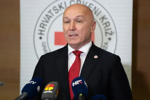 Osijek, 19. 3. 2026., Uvodna konferencija povodom projekta Dru&scaron;tvo jednakih mogućnostiRobert Markt; dru&scaron;tvo jednakih mogućnosti; projekt; Crveni križ; CK; konferencija