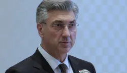 Zagreb.13.3.2026.-Predsjednik Vlade Andrej Plenković prisustvovao je 16. memorijalnom turniru Svetozara Emila Tedeschija, u hotelu Esplanade Zagreb.Foto HINA/Tomislav Pavlek/ tp