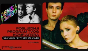 Legendarni electro-pop duo Denis & Denis nakon 44 godine kreću svoju posljednju turneju.