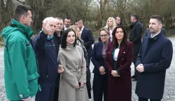 Kopačevo, 20. 03. 2026., Crpna stanica, Podravlje 4, pokazna vježba, Obučni centar za obranu od poplava, poplava, Mario Spajić; Zoran Đuroković; Marija Vučković; Nata&scaron;a Trami&scaron;ak; Ivan Radić SNIMIO BRUNO JOBST